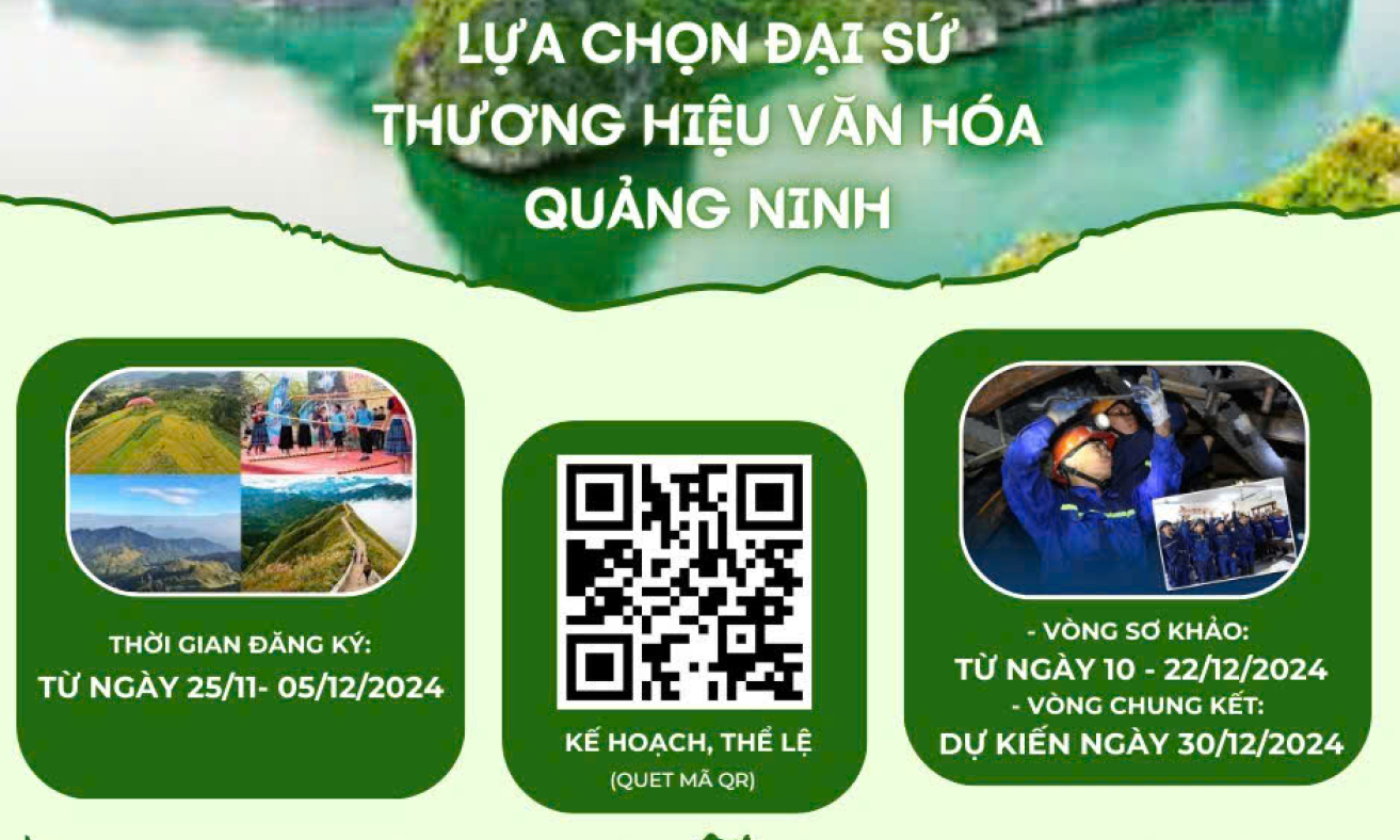 Tổ chức cuộc thi lựa chọn Đại sứ thương hiệu Văn hóa Quảng Ninh