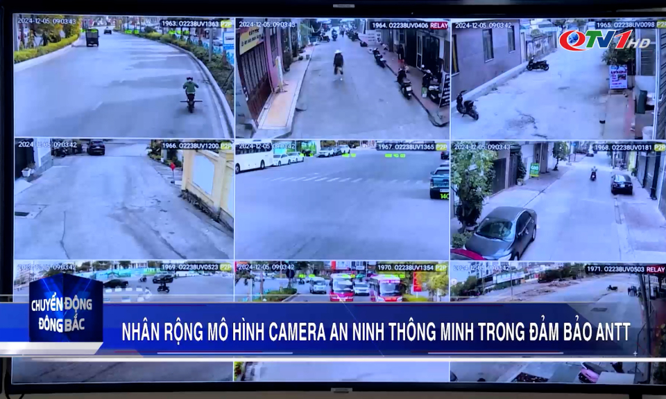 Nhân rộng mô hình Camera an ninh thông minh trong đảm bảo ANTT