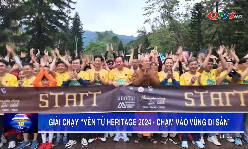 Giải chạy "Yen Tu Heritage 2024 - Chạm vào vùng Di sản"