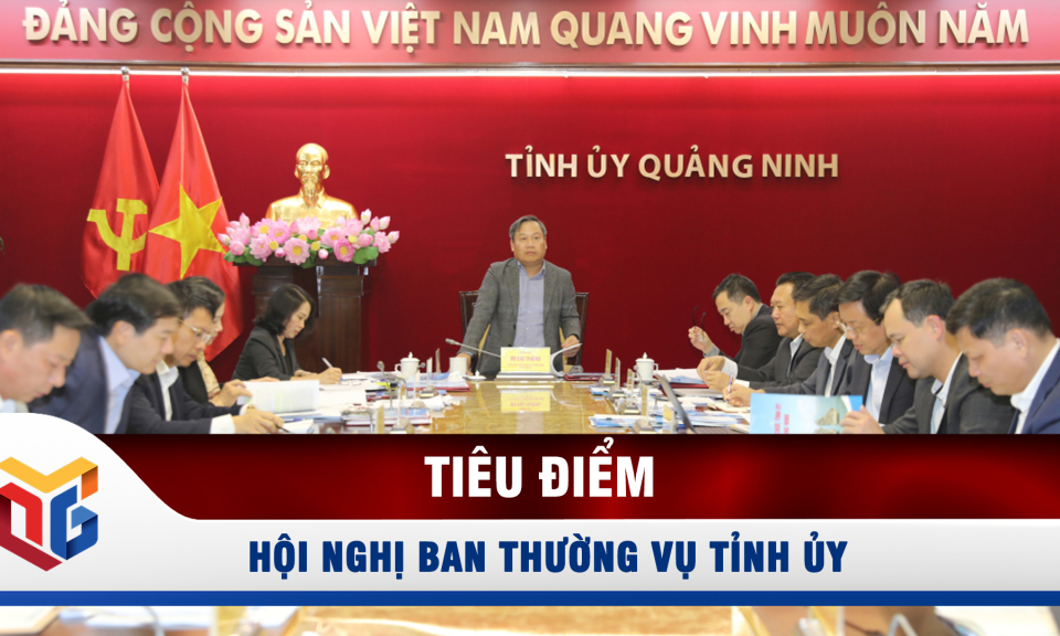 Hội nghị Ban Thường vụ Tỉnh ủy