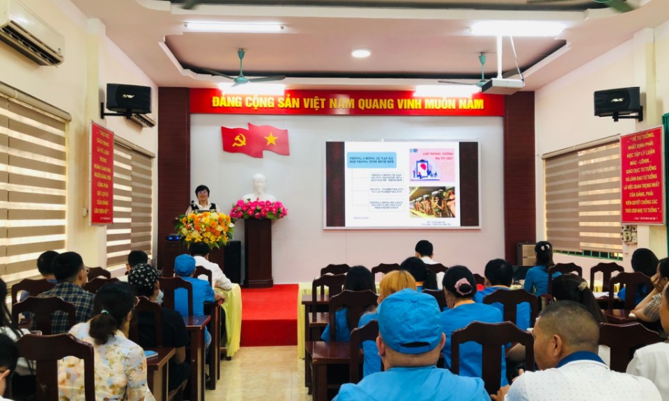 Góp phần phòng ngừa tệ nạn xã hội trong công nhân lao động