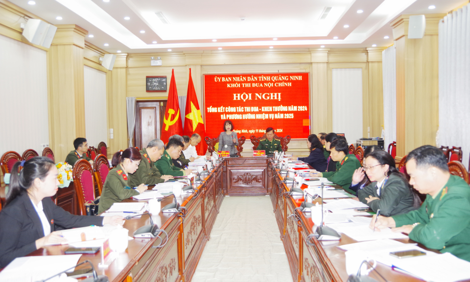 Khối thi đua Nội chính tỉnh triển khai nhiệm vụ thi đua, khen thưởng năm 2025