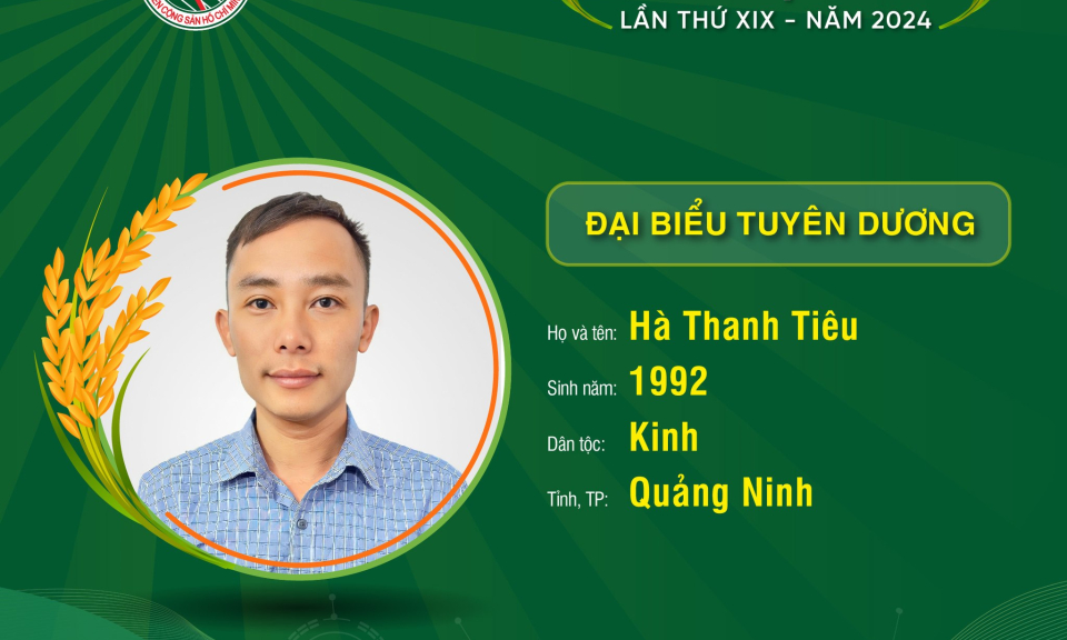 Nhà nông trẻ xuất sắc Hà Văn Tiêu