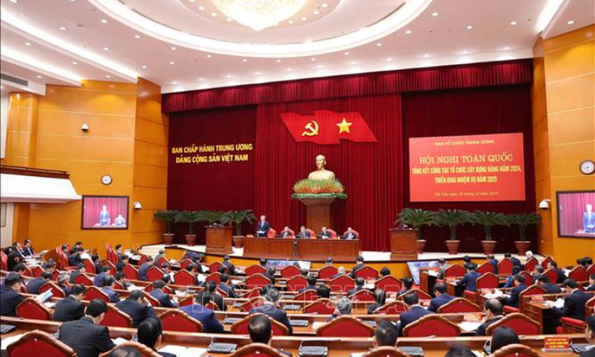 Hội nghị toàn quốc tổng kết công tác tổ chức xây dựng Đảng năm 2024