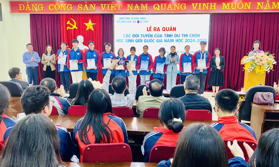 Quảng Ninh có 110 học sinh tham dự Kỳ thi chọn học sinh giỏi quốc gia THPT năm học 2024-2025