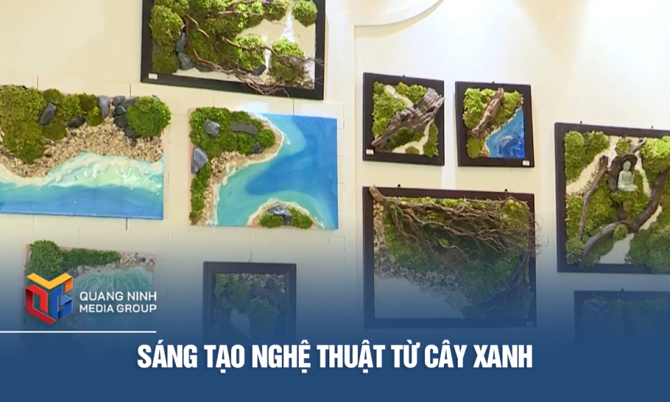 Sáng tạo nghệ thuật từ cây xanh