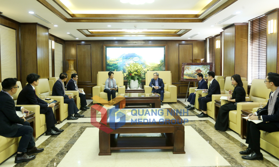 Bí thư Tỉnh ủy Vũ Đại Thắng tiếp xã giao lãnh đạo Tập đoàn Amata, tháng 12-2024