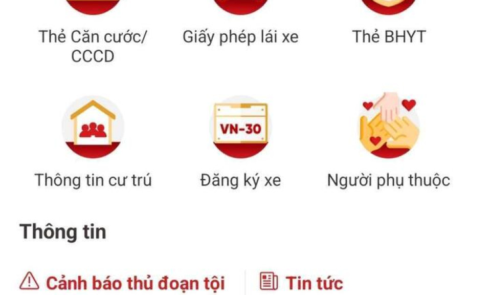 Cách kiểm tra điểm số giấy phép lái xe trên VNeID