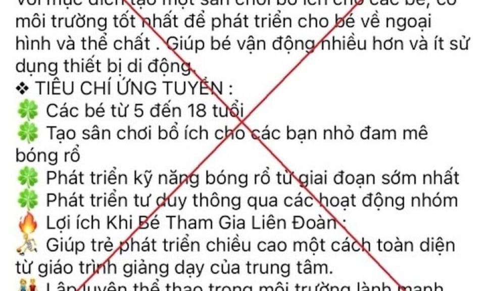 Đăng ký học bóng rổ cho con trên mạng, người phụ nữ ở Hà Nội bị lừa 1,1 tỷ đồng