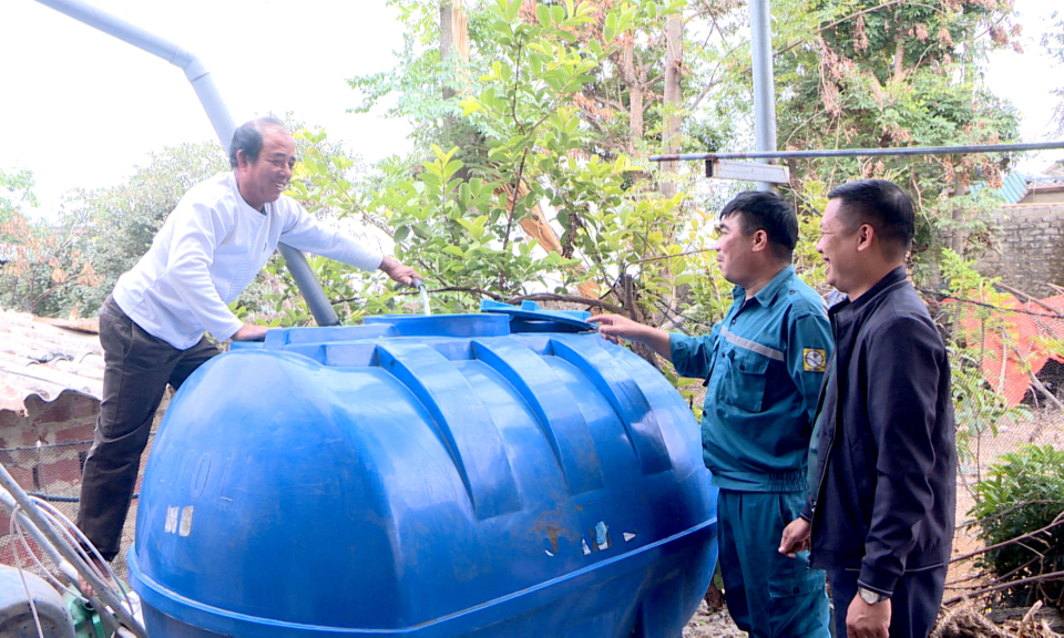 Đảm bảo nước sinh hoạt phục vụ nhân dân