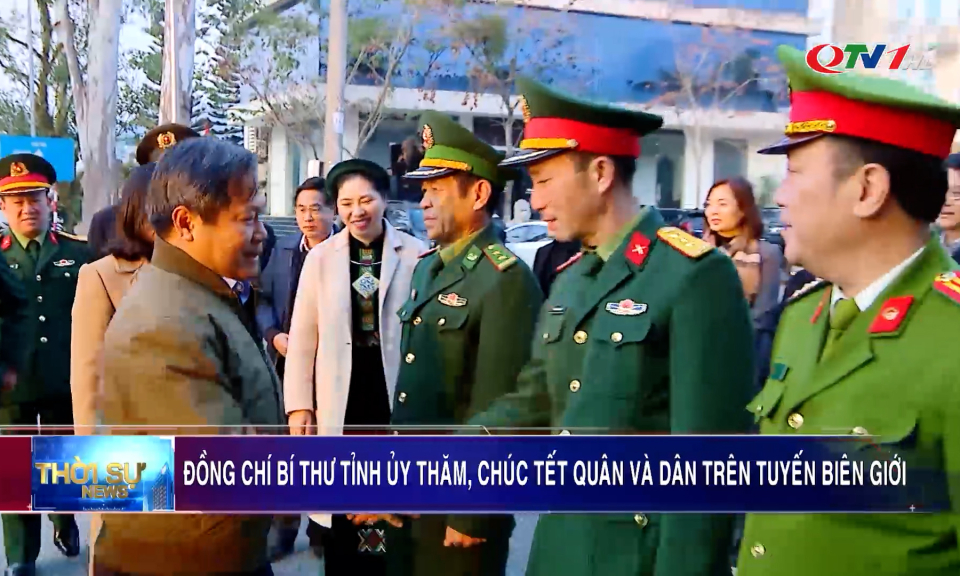 Đồng chí Bí thư Tỉnh ủy thăm, chúc Tết quân và dân trên tuyến biên giới