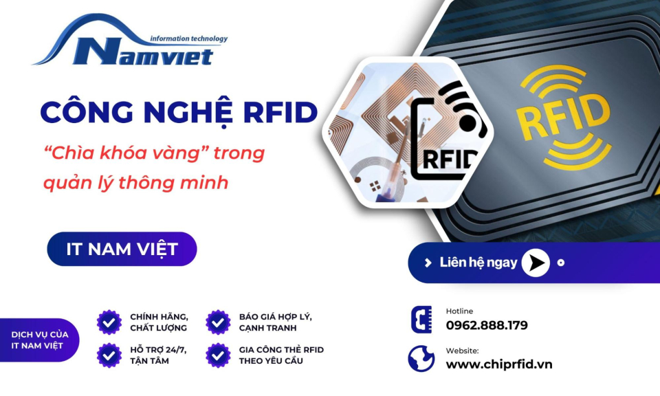 Giải pháp công nghệ RFID IT Nam Việt - “Chìa khóa vàng” trong quản lý thông minh