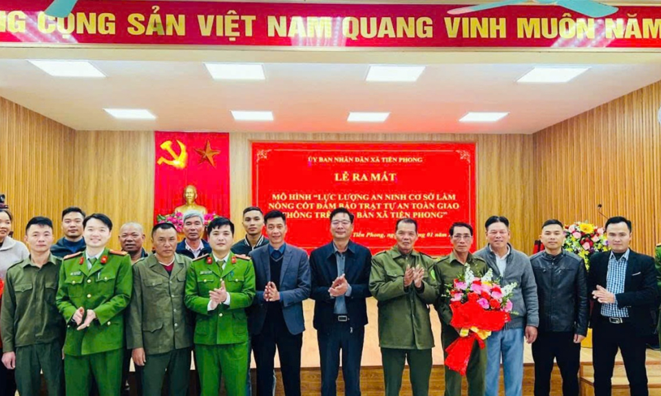 Hội CCB xã Tiền Phong tham gia giữ gìn ANTT địa bàn