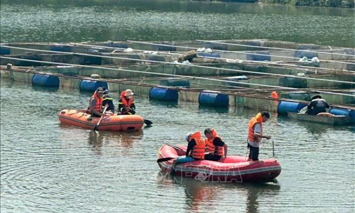 Tìm thấy thi thể người đuối nước trên hồ thủy lợi Mai Thành 