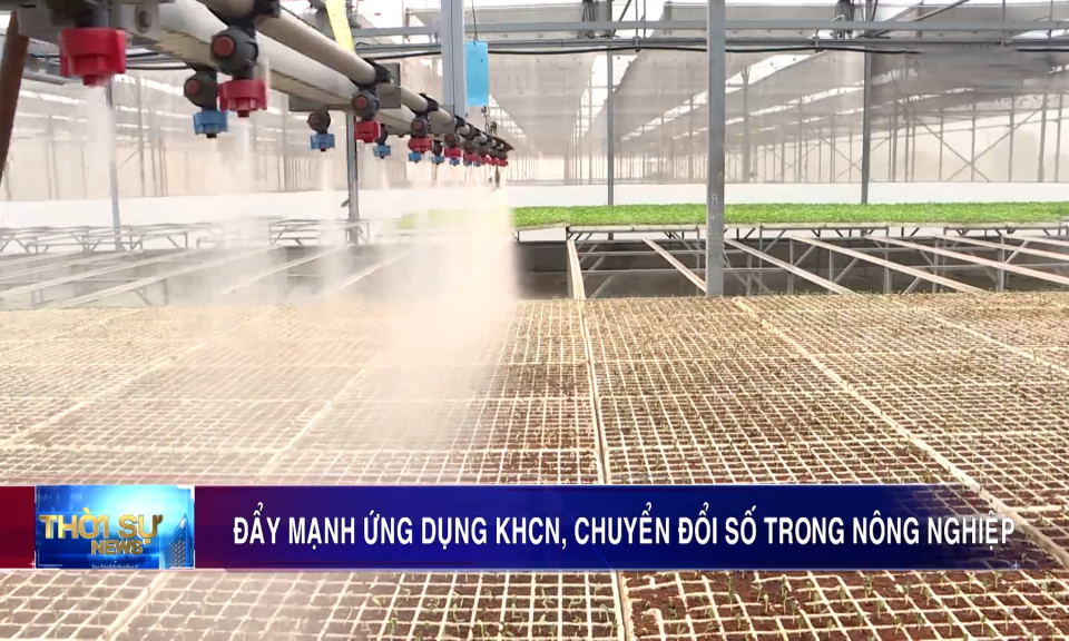 Đẩy mạnh ứng dụng KHCN, chuyển đổi số trong nông nghiệp