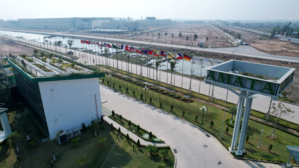 Khu công nghiệp Sông Khoai trên địa bàn thị xã Quảng Yên sẽ trực tiếp kết nối với các hạ tầng giao thông kết nối liên vùng