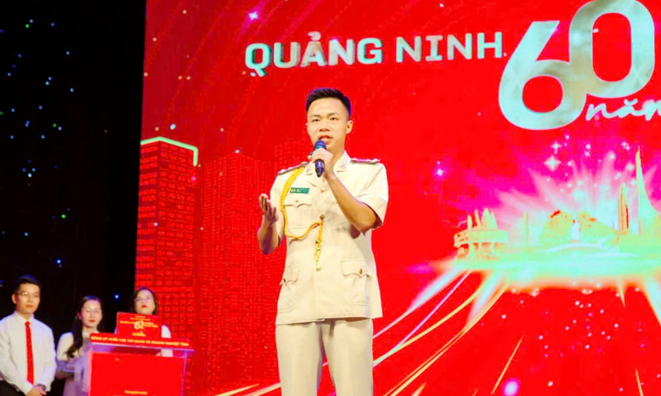 Thượng úy công an gắn hoạt động chuyên môn với các phong trào