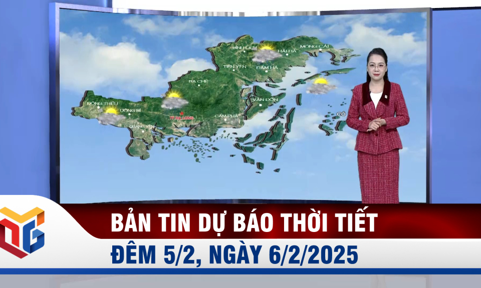 Dự báo thời tiết đêm 5, ngày 6/2/2025