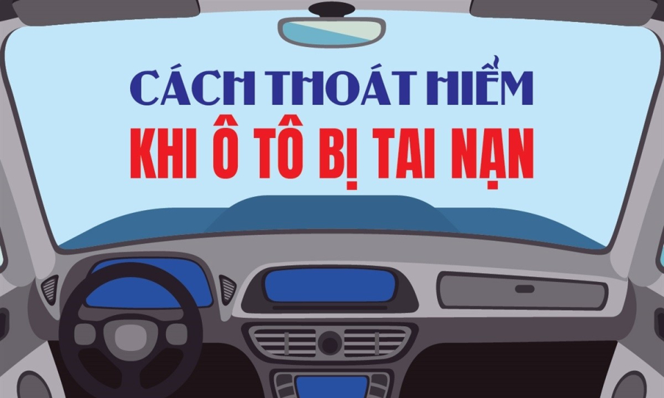 Cách thoát hiểm khi ôtô bị tai nạn