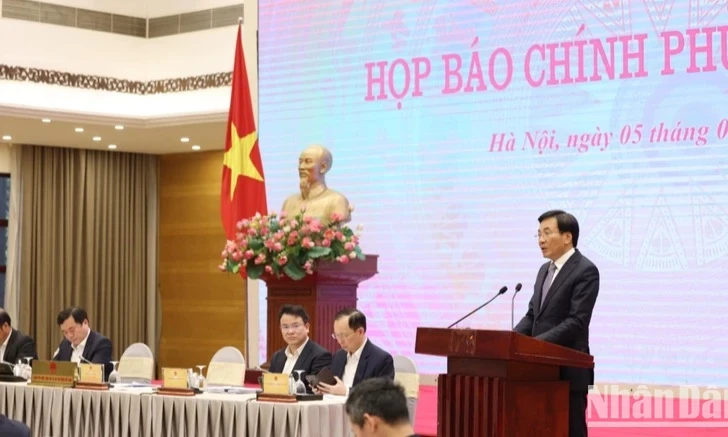 Họp báo Chính phủ thường kỳ tháng 1