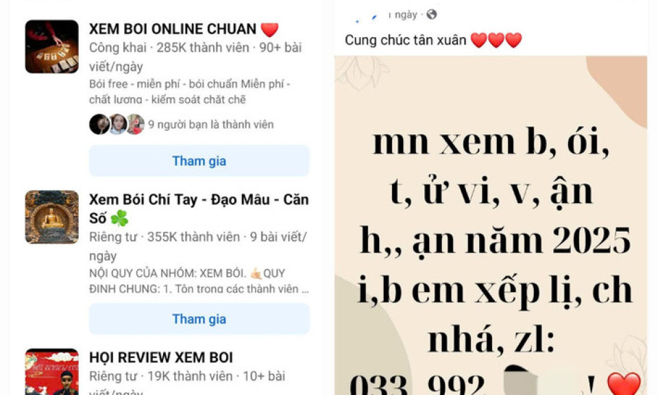 Tránh sập bẫy xem bói, giải hạn online lừa đảo dịp đầu năm