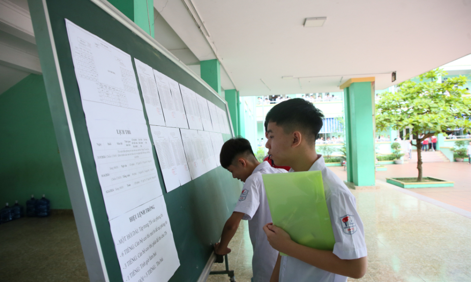 Tạo điều kiện thuận lợi nhất cho học sinh trong kỳ thi tuyển sinh vào lớp 10