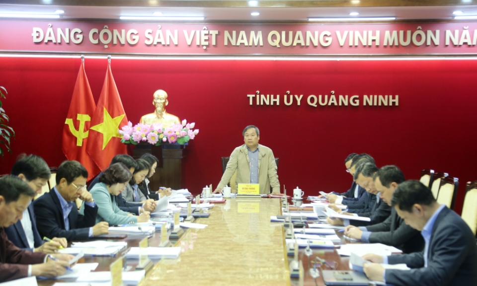 Hội nghị BTV Tỉnh uỷ