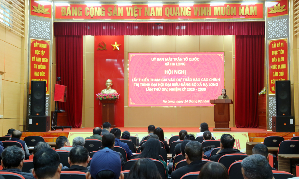 Vân Đồn: Phấn đấu hoàn thành sớm đại hội cơ sở