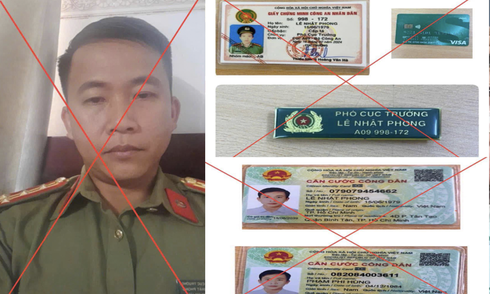 Bắt kẻ trốn truy nã, giả danh đại tá Bộ Công an
