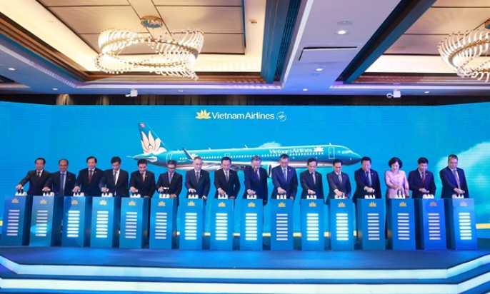 Party chief attends launch of Vietnam Airlines’ HCM City – Bali direct route