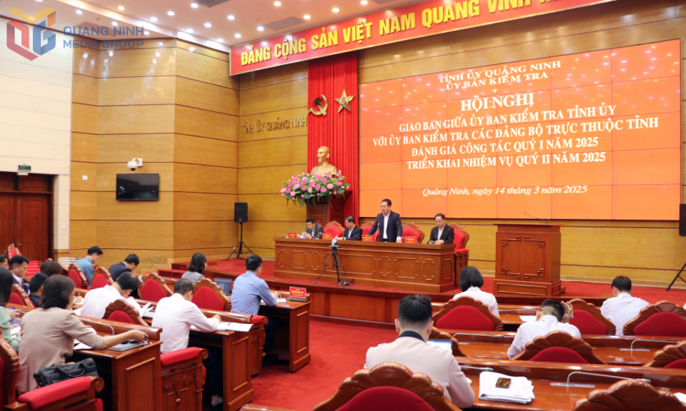 Giao ban công tác kiểm tra, giám sát quý I/2025