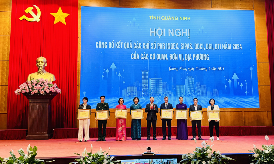 Công bố Chỉ số PAR INDEX, SIPAS, DDCI, DGI, DTI năm 2024
