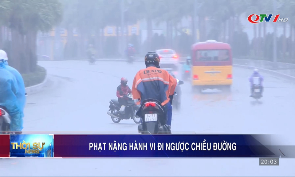 Phạt nặng hành vi đi ngược chiều đường