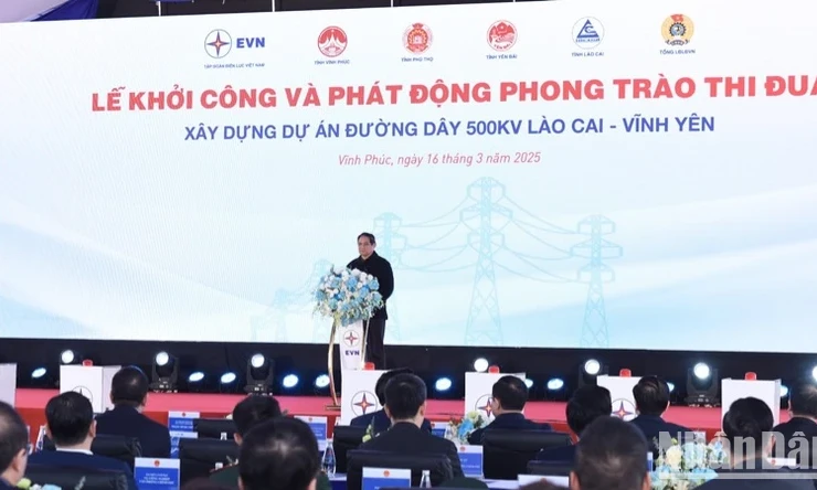 Nỗ lực khánh thành Đường dây 500kV Lào Cai-Vĩnh Yên vào 31/8/2025