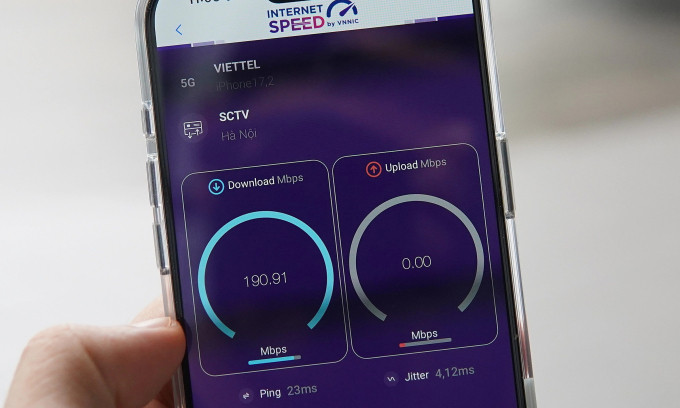 Tốc độ 5G của các nhà mạng được công khai