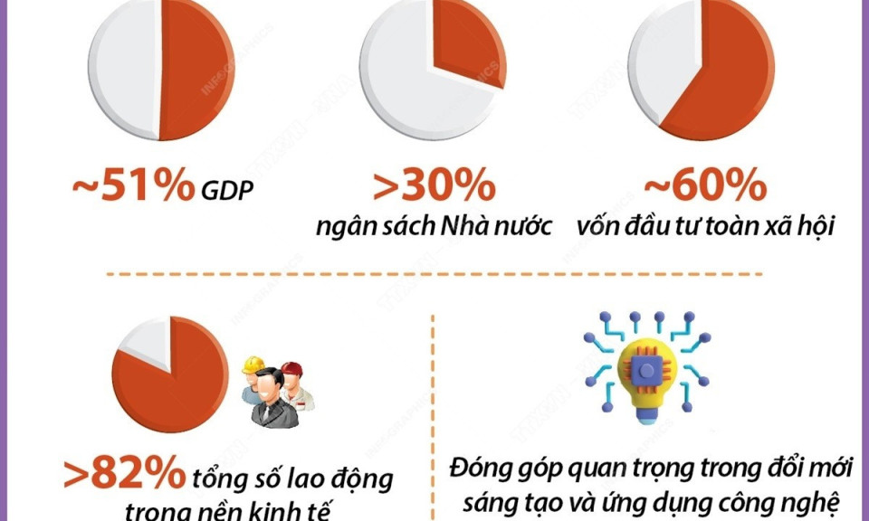 Khu vực kinh tế tư nhân hiện đóng góp khoảng 51% GDP