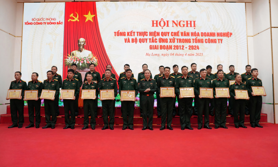 Tổng Công ty Đông Bắc: Tổng kết thực hiện Quy chế văn hóa doanh nghiệp và Bộ Quy tắc văn hóa ứng xử giai đoạn 2012-2024