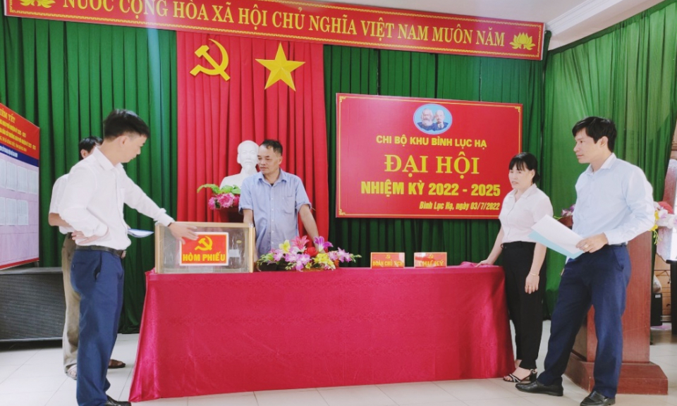 Sẵn sàng cho Đại hội chi bộ cơ sở nhiệm kỳ 2022-2025
