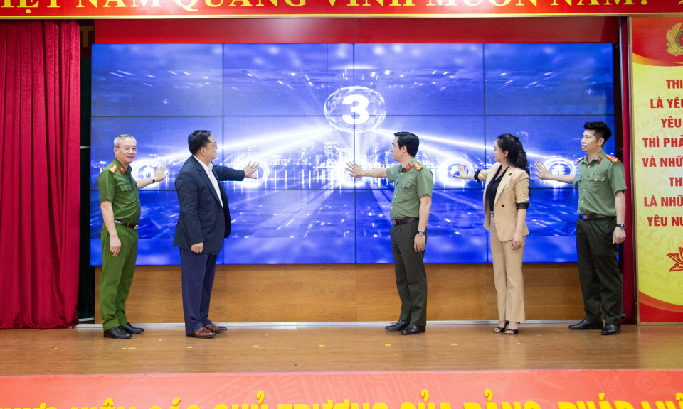 Công an tỉnh phát động triển khai phong trào “Bình dân học vụ số”
