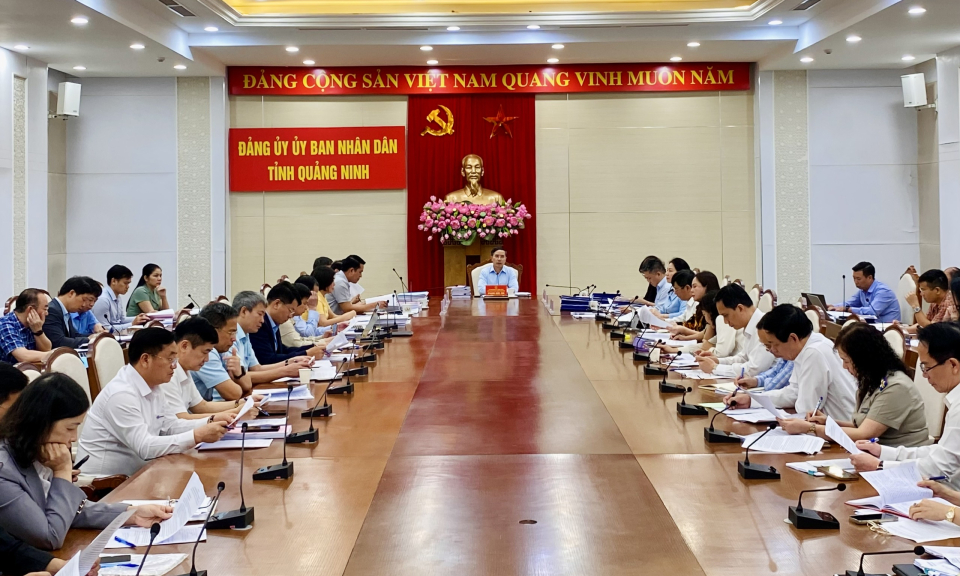 BTV Đảng ủy UBND tỉnh duyệt các nội dung tổ chức đại hội chi, đảng bộ cơ sở, nhiệm kỳ 2025-2030 