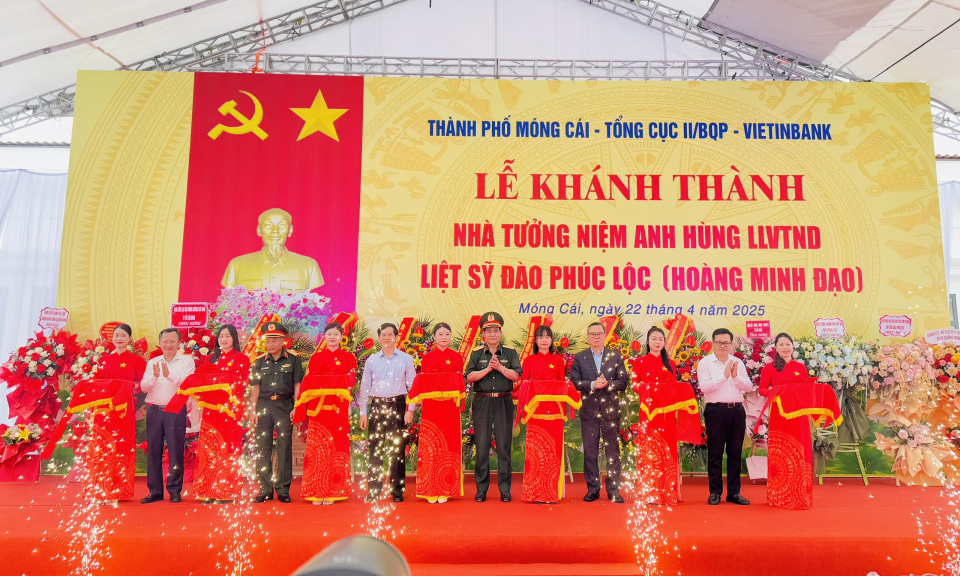 Khánh thành Nhà tưởng niệm Anh hùng LLVT Nhân dân, Liệt sĩ Đào Phúc Lộc