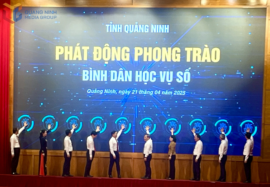Tỉnh Quảng Ninh tổ chức Lễ phát động phong trào “Bình dân học vụ số” vào ngày 21/4/2025