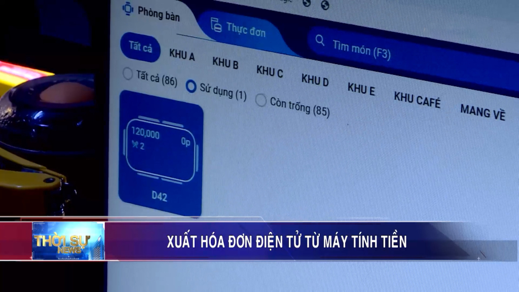 Xuất hóa đơn điện tử từ máy tính tiền