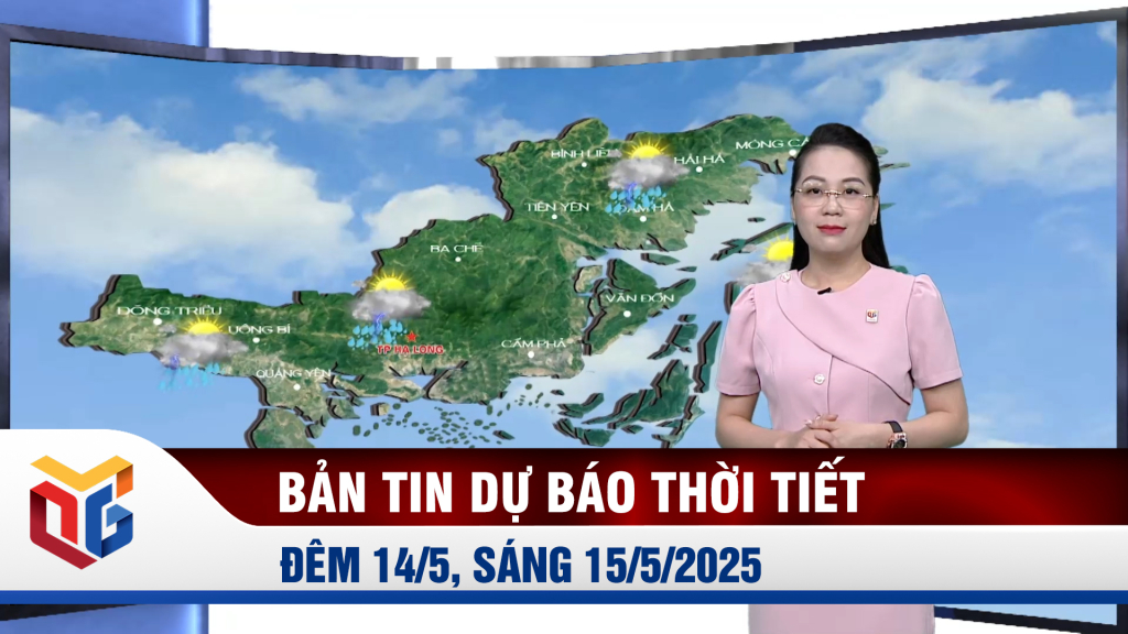 Bản tin dự báo thời tiết đêm 14, ngày 15/5/2025