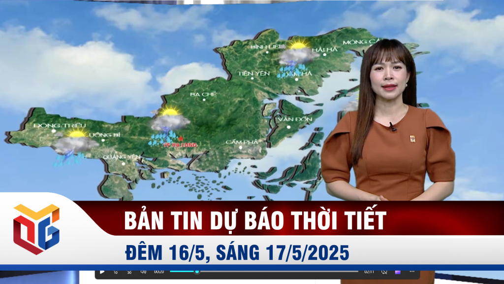Bản tin dự báo thời tiết đêm 16, ngày 17/5/2025
