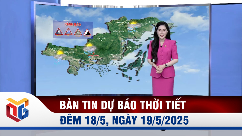 Dự báo thời tiết đêm 18, ngày 19/5/2025