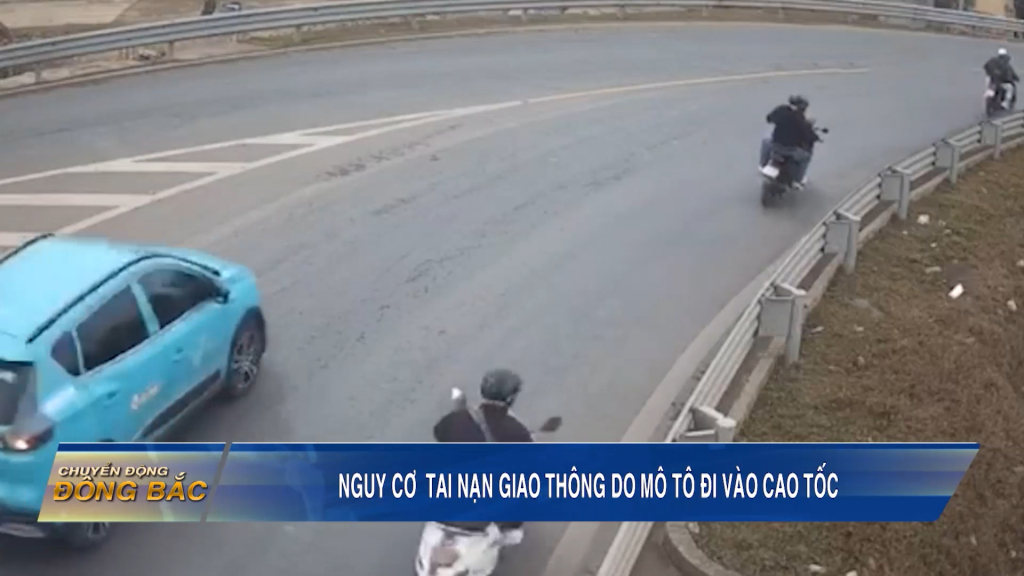 Nguy cơ tai nạn giao thông do mô tô đi vào cao tốc