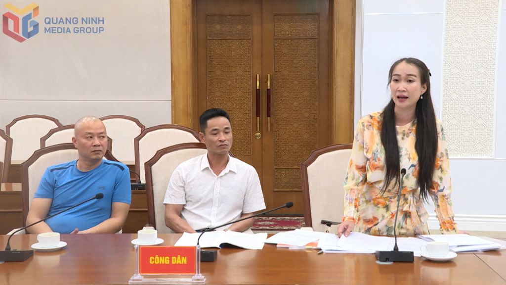 Đối thoại giải quyết khiếu nại công dân Cẩm Sơn, Cẩm Phả, công dân