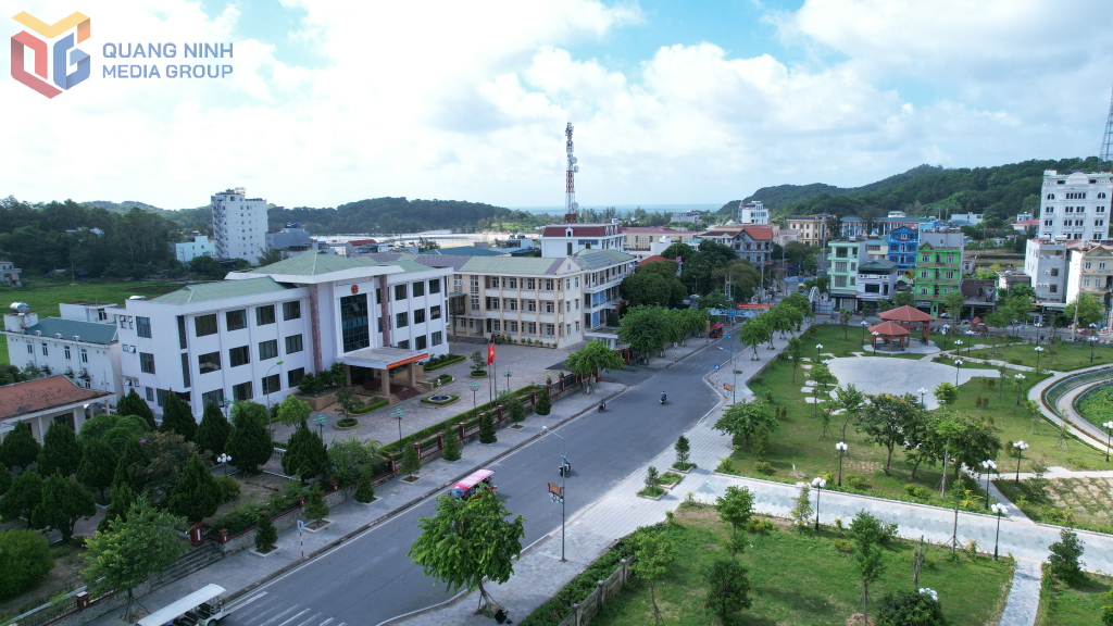Một góc thị trấn Cô Tô hôm nay.