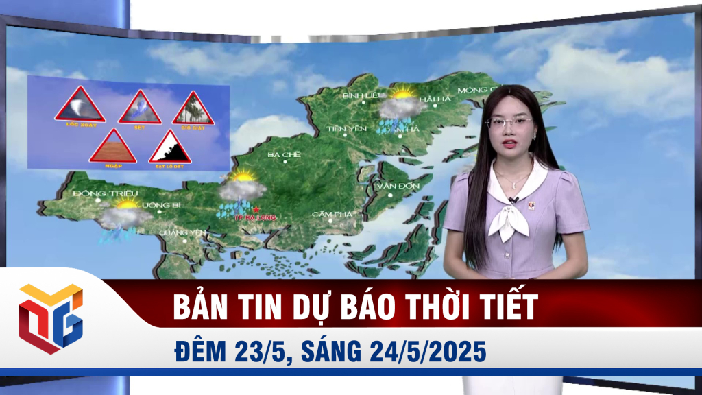 Bản tin dự báo thời tiết đêm 23, ngày 24/5/2025
